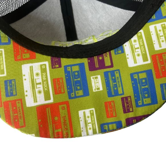 Pugs Baseball Hat Old School Music Cassette Tape Deck Flat Bill Mesh New - Picture 11 of 13